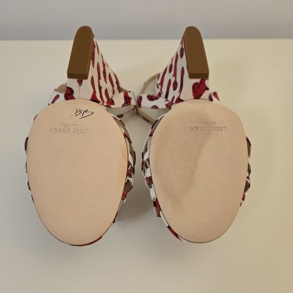 NWOT Kate Spade rare Ivana wedge sandals, size 9 - Picture 12 of 14